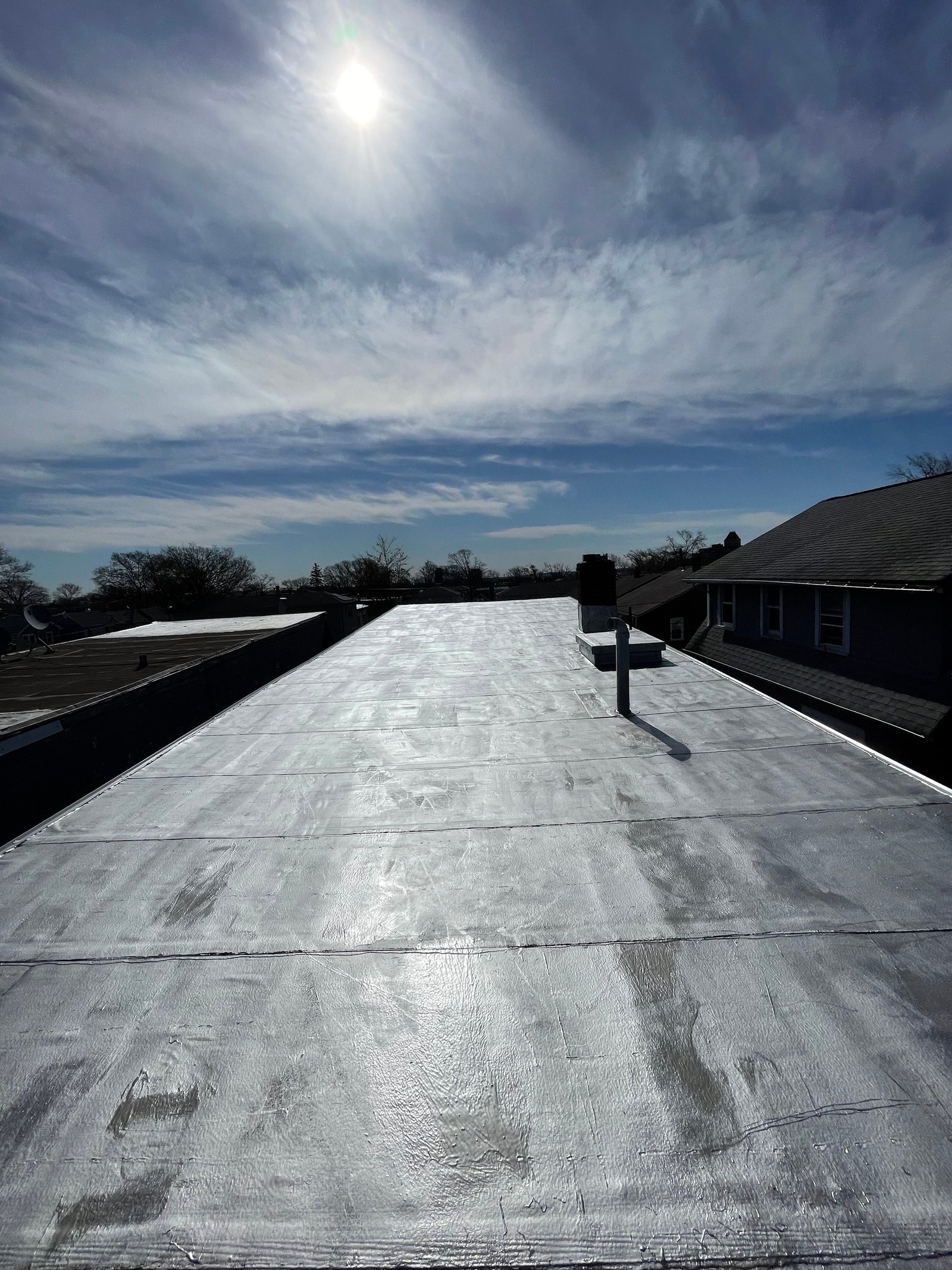 Commercial Flat Roof Replacement — Parsippany